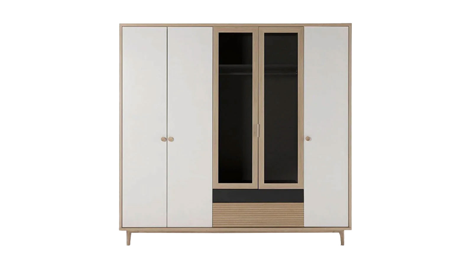 Retro 5 Door Closet