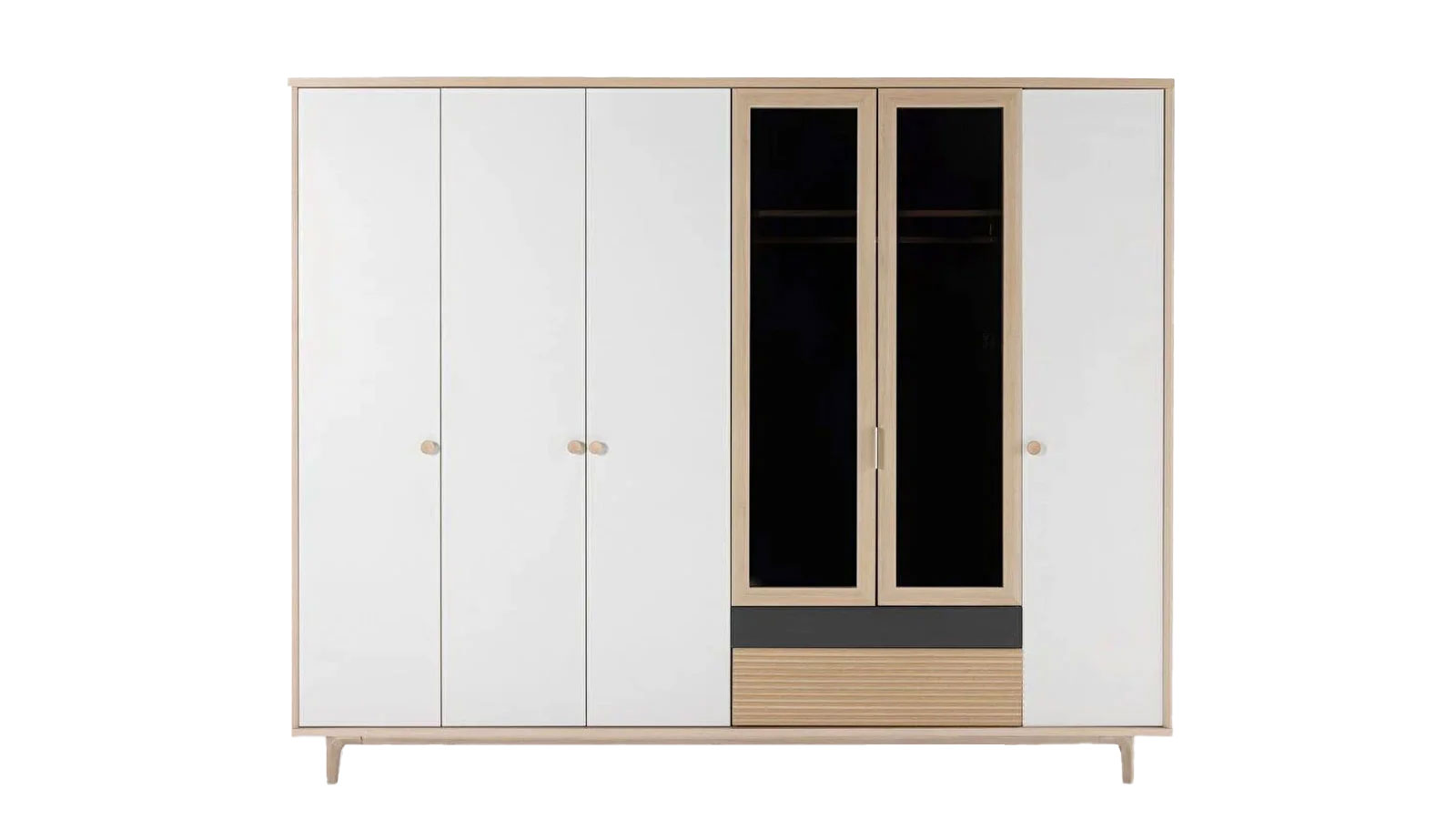 Retro 6 door Closet