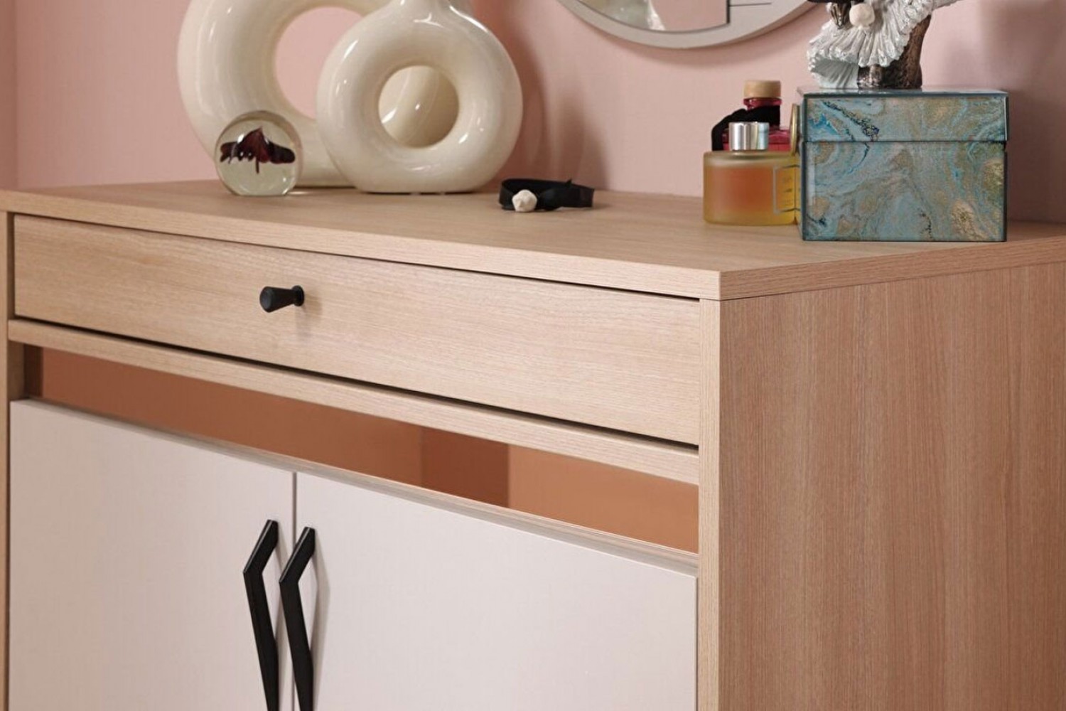 Serez Dressing Table & Mirror 