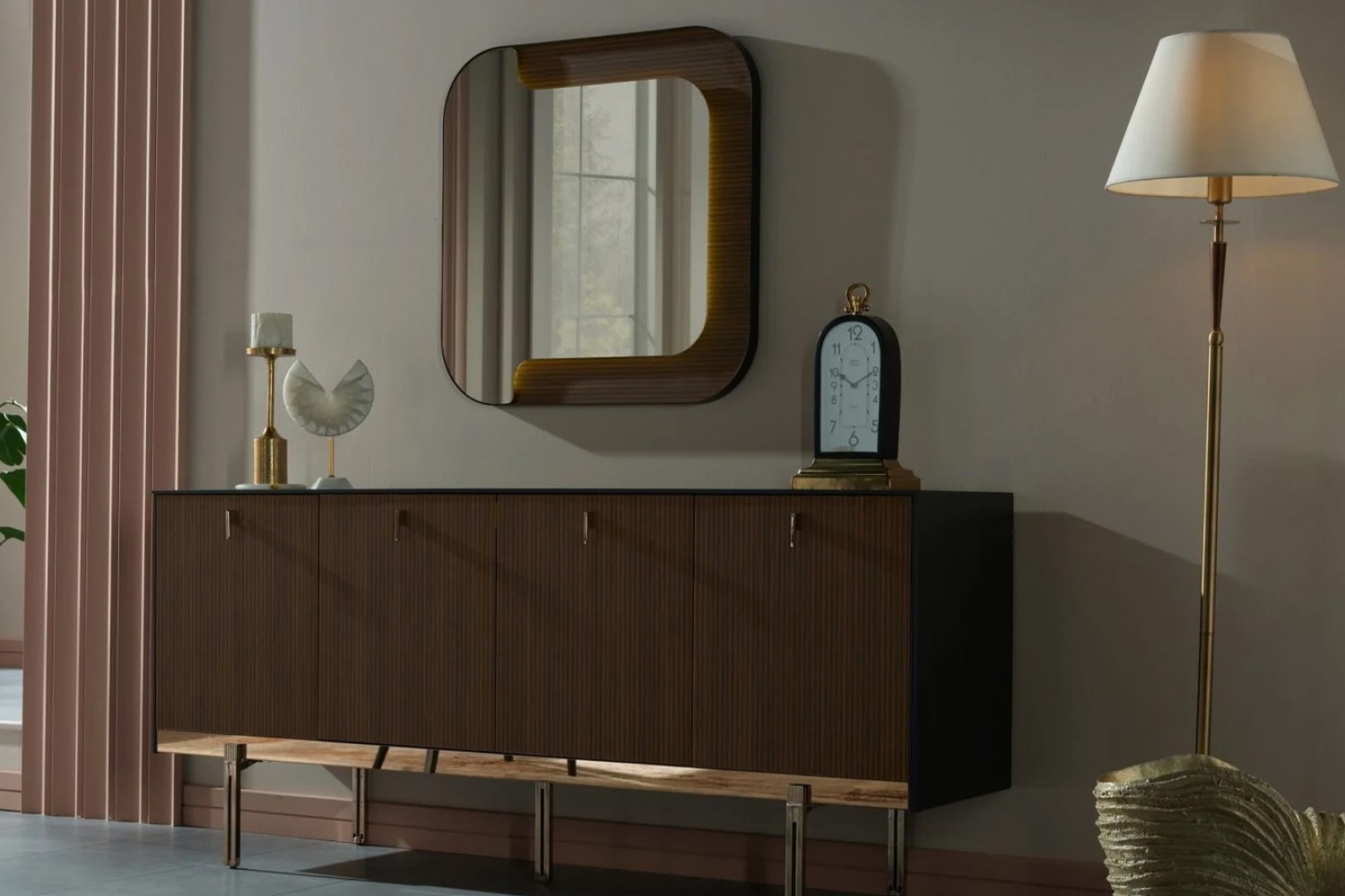 Albero Sideboard And Mirror