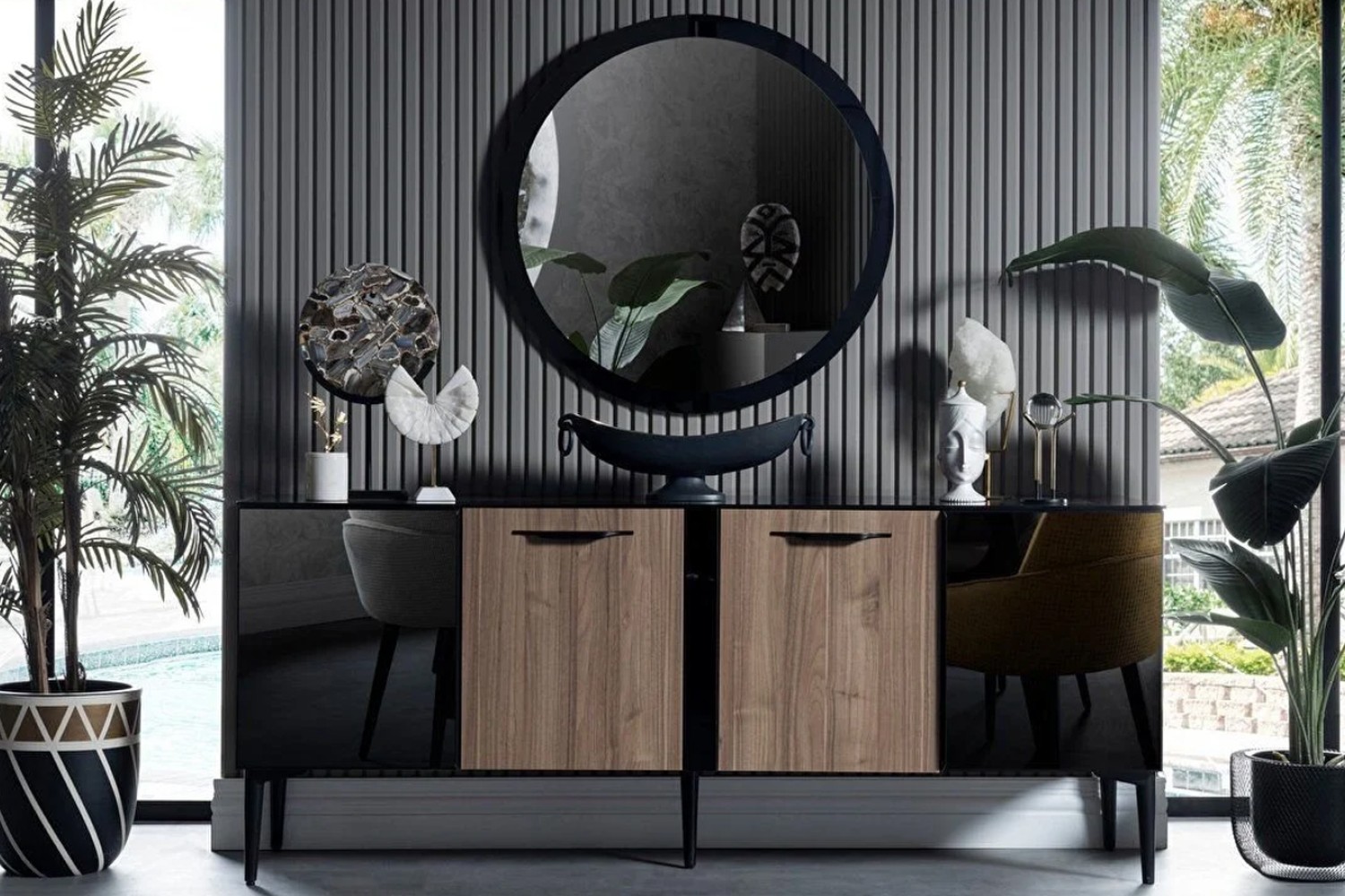 Mary Sideboard and Mirror