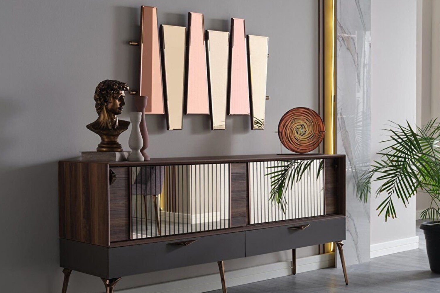 Vanessa Sideboard and Mirror