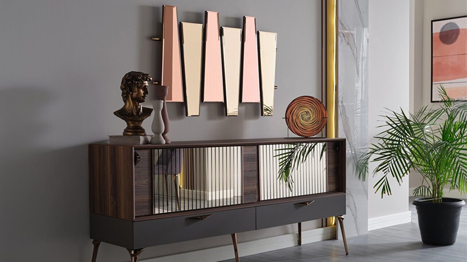 Vanessa Sideboard and Mirror