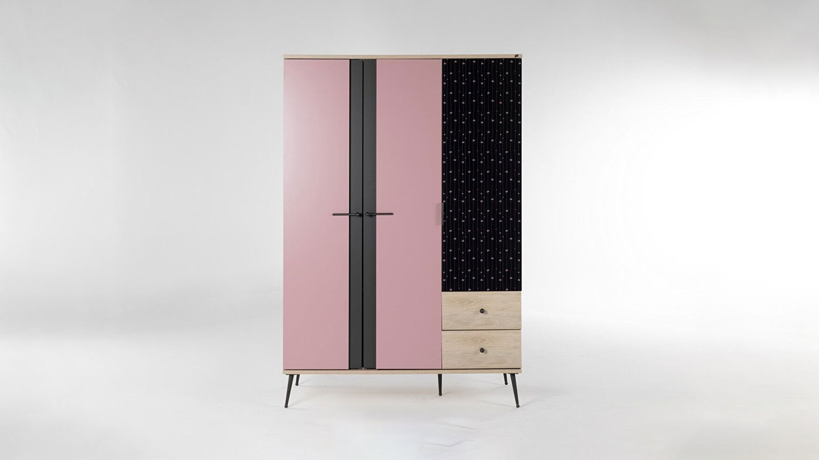 Alice 3 Door Closet (Pink) Alice 3 Door Closet (Pink)