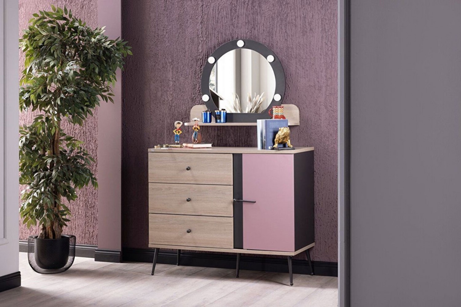 Alice Young Dresser (Pink)