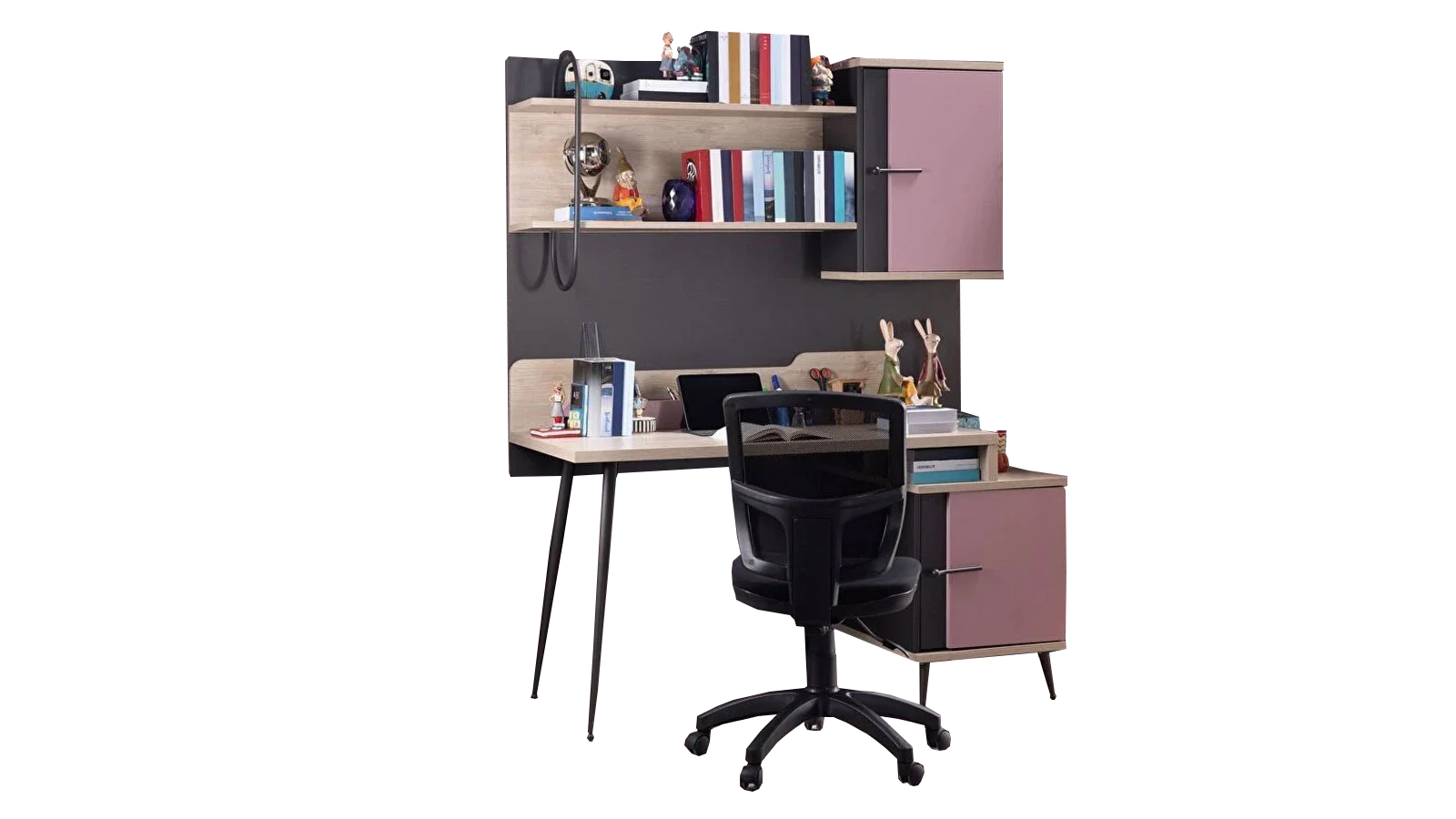 Alice Study Desk (Pink)